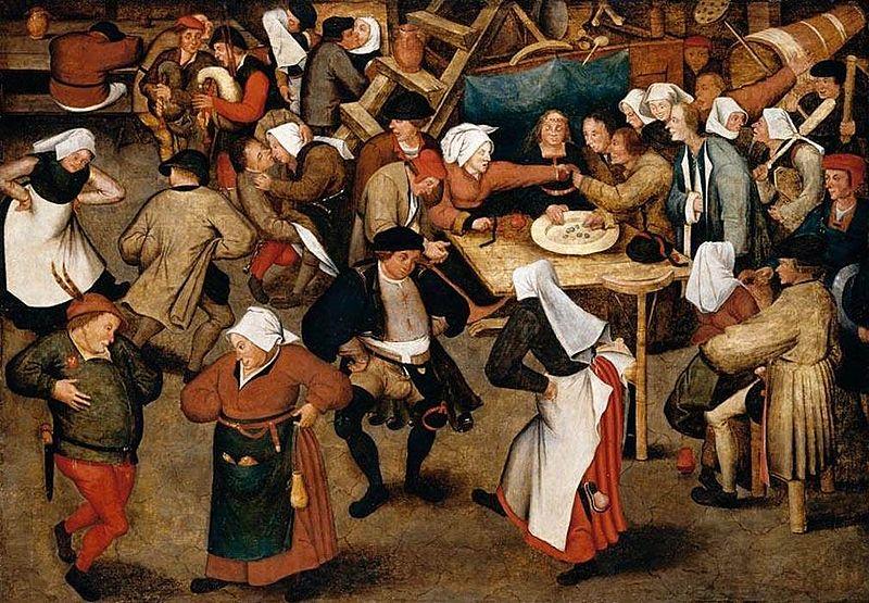 Pieter Brueghel the Younger The Wedding Dance in a Barn France oil painting art